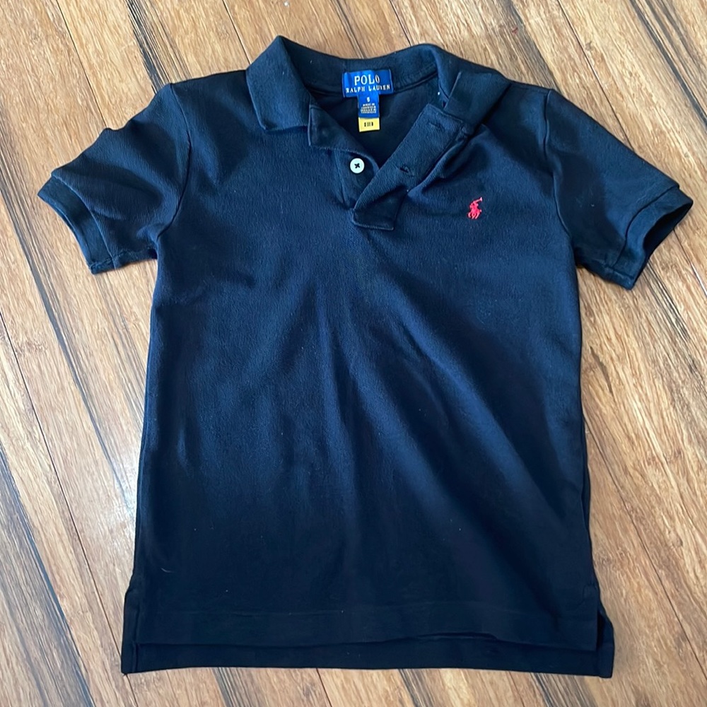 Black Polo Shirt Size 5